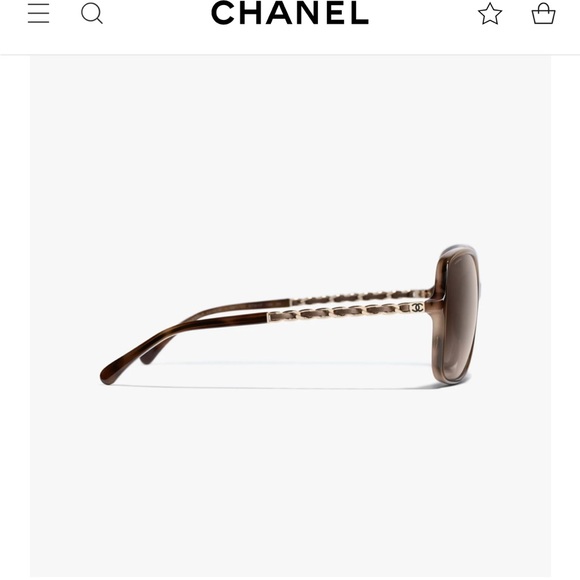 SOLD —Chanel 100% authentic Square Sunglass was Like new - Picture 11 of 12